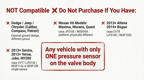 RE0F10A JF011E CVT Transmission Body W/OEM Solenoid (Double valve) Compatible with Nissan Altima Rogue Sentra in Kuwait