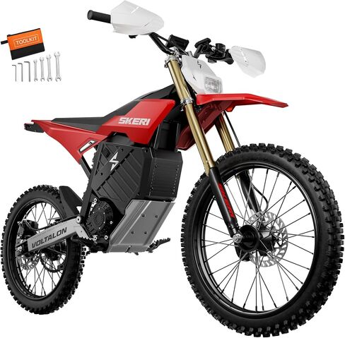 Skeri Electric Dirt Bike for Adults, 19''/17''Tires 5000W Peak Motor in Kuwait