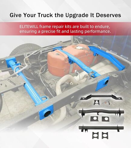 ELITEWILL Rear Upper Shock Mount Crossmember with Bracket Fit for 1999-2006 Chevy Silverado GMC Sierra 1500 2500 Fuel Tank Support Crossmember in Saudi Arabia