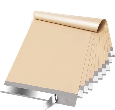Fuxury Poly Mailers 10x13 بوصة 100 قطعة، أكياس شحن مقاومة للماء للملابس، مظاريف شحن لاصقة قوية لموردي الأعمال الصغيرة، أكياس بريد ذاتية الغلق من البوليستر مظاريف بريدية أرجوانية in Kuwait