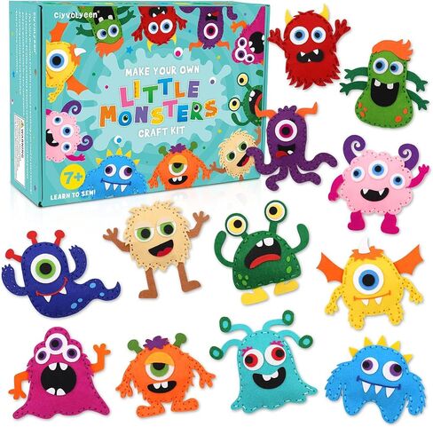 CiyvoLyeen Puppy Sewing Kit for Kids –Fun Plush Toy Sewing for Girls & Boys – DIY Felt Craft Gift Set Ages 7 8 9 10 11 12 in Kuwait