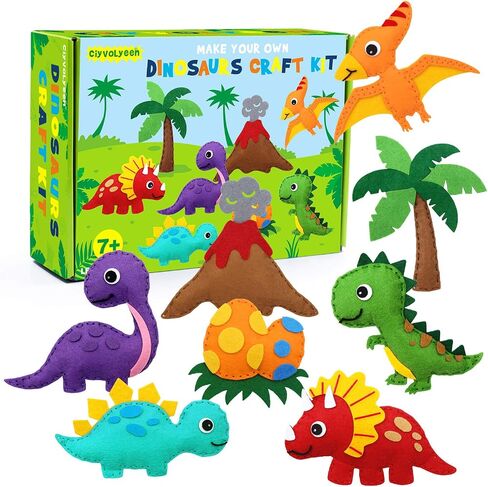 CiyvoLyeen Puppy Sewing Kit for Kids –Fun Plush Toy Sewing for Girls & Boys – DIY Felt Craft Gift Set Ages 7 8 9 10 11 12 in Kuwait