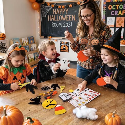 CiyvoLyeen Halloween Sewing Kit for Kids Ages 8-12 Felt Sewing Craft 14Pcs in Kuwait