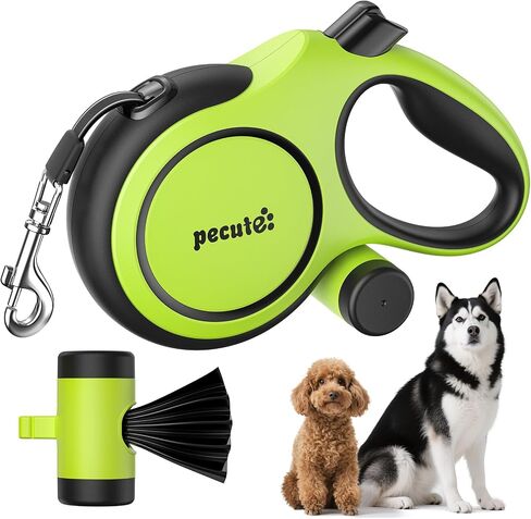 Pecute Heavy Duty Retractable Dog Leash 26ft for Large Dogs 33-110 LBS in Kuwait