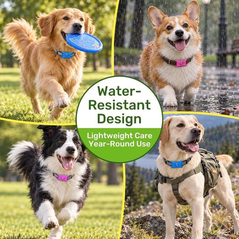 Puyrzoe Flea Collar for Dogs Pendant, 6 Refills Dog Flea Collar Pendant Tag in Saudi Arabia