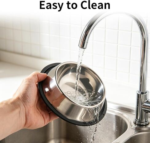 Fri4Free 2PCS 7oz Stainless Steel Non-Slip Small Cat Food Bowls in Kuwait