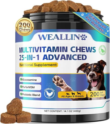 Dog Vitamins and Supplements with Glucosamine Probiotics 200ct Chicken in Saudi Arabia