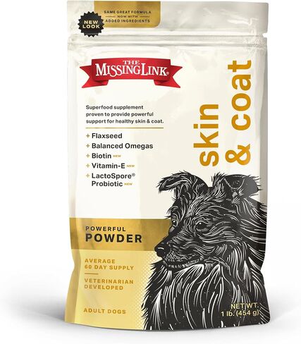 The Missing Link Skin & Coat Superfood Supplement Powder, Dogs, 1 lb in Kuwait