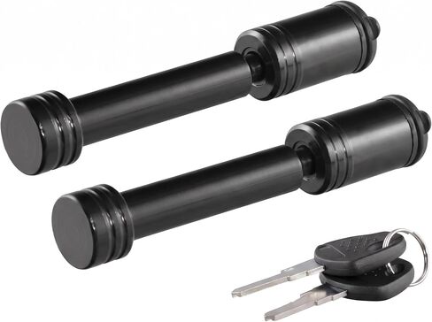 CURT 23518 Black Trailer Hitch Lock, 5/8-Inch Pin Diameter, Fits 2-Inch Receiver in Kuwait
