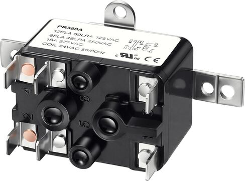 24V Fan Relay, 90-980 Isolation Relay AC Switch SPST with UL Certification Compatible with HVAC Coleman Furnace Blower Humidifier Goodman Blower Heat Sequencer Relay (1 Piece) in Kuwait