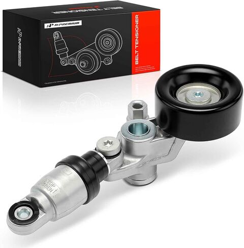 A-Premium Belt Tensioner Assembly with Pulley Compatible with Honda Accord 2008-2010, Odyssey 2005-2010, Pilot 2006-2011, Accord Crosstour 2010 3.5L, Replace# 31170R70A01, 31170RKB005 in Kuwait