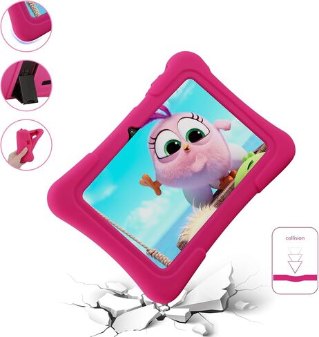 7 Inch Kids Tablet, Android Tablet for Kids, 32GB+512GB Expand Pink in Saudi Arabia