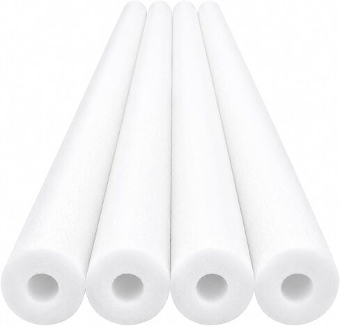 Foam Noodles 35" x 2.5", Hollow Tube, Multi-Purpose Pool Noodles for DIY Crafts, Pipe Insulation, Pool, Beach & More, Durable Foam Tubes 4 Pack in Kuwait