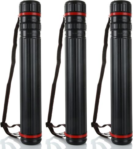 3PCS Small Poster Tube with Strap, Expand from 17.5 to 28 Inch in Kuwait