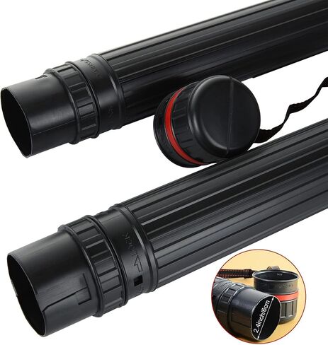3PCS Small Poster Tube with Strap, Expand from 17.5 to 28 Inch in Kuwait