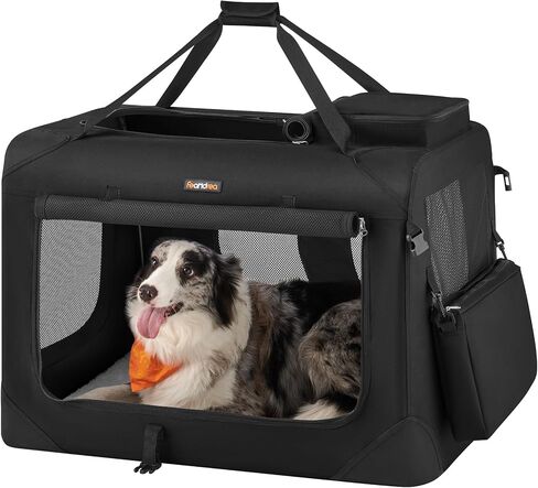 Feandrea Collapsible Soft Dog Crate, Portable Travel Carrier, 48 Inches in Saudi Arabia