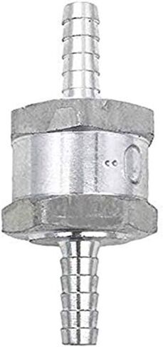 Amrxuts 12mm 1/2" Fuel Non Return One Way Check Valve Petrol Diesel Fuel Oil Water Aluminium Alloy in Kuwait