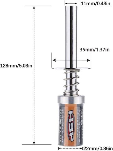 GoolRC Nitro Glow Plug Igniter Starter Tools with Battery Charger for HSP Redcat and 1/8 1/10 Nitro Engine RC Car Buggy Truck Model in Kuwait
