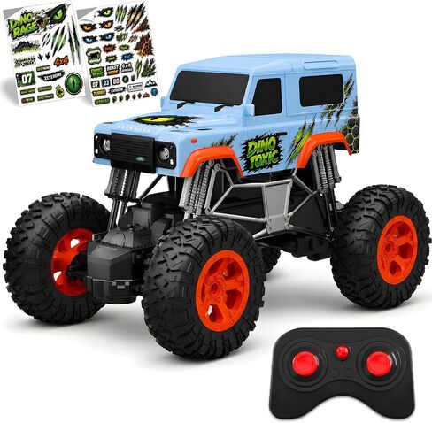 DOUBLE E 1:18 Land Rover Defender D90 RC Truck, 4WD Bigfoot Monster Truck with 2 DIY Stickers, 2.4GHz RC Car, 100ft Control, 30° Climbing,TPR Tires in Saudi Arabia