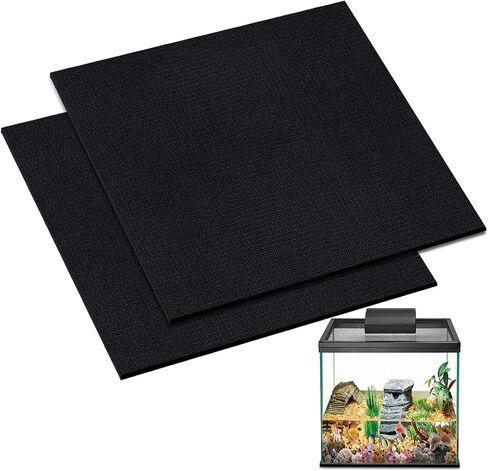 15 x 30 x 0.2 Inches Aquarium Leveling Mat 2PCS/Set Neoprene Non-Slip Shockproof Fish Tank Pad Waterproof Textured Surface for Uneven Surfaces Durable Fish Tank Mat with Easy-Cut Edges in Saudi Arabia