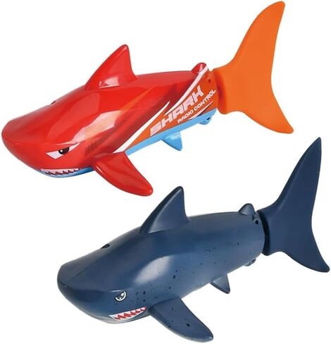 Mini RC Fish Submarine, 40MHz Remote Control Boat Underwater Watercraft with Auto Cruise Mode, Waterproof Swimming Model Rechargeable Boat for Pool & Aquarium & Pond & Lake -Red in Kuwait