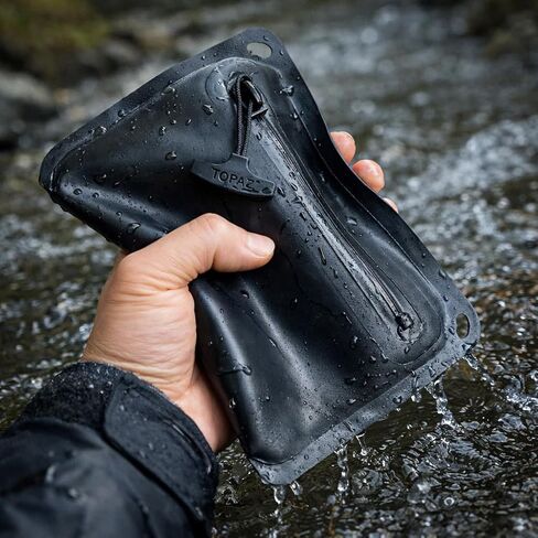 CHERRY CHICK Submersible Waterproof Wallet with Zip Small Slim Dry Bag Car Key Pouch Cards Case Vaccine Record Card Holder in Kuwait