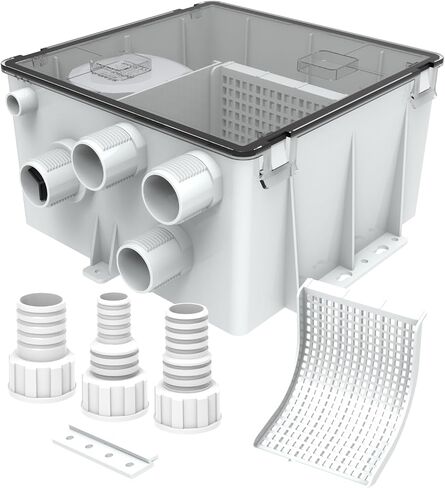 SEAFLO 750GPH 12V 3.0A Shower Sump Pump System Drain Kit System Multi Port Inlet in Kuwait