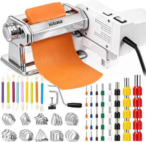 NEWTRY Electric Polymer Clay Roller Dual Mode, 79 Tools for Earring Making in Kuwait