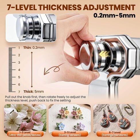 NEWTRY Electric Polymer Clay Roller Dual Mode, 79 Tools for Earring Making in Kuwait
