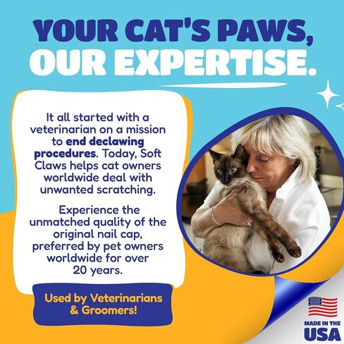 Soft Claws Nail Caps for Medium Cats, 40 Caps, Pink Sparkle in Kuwait