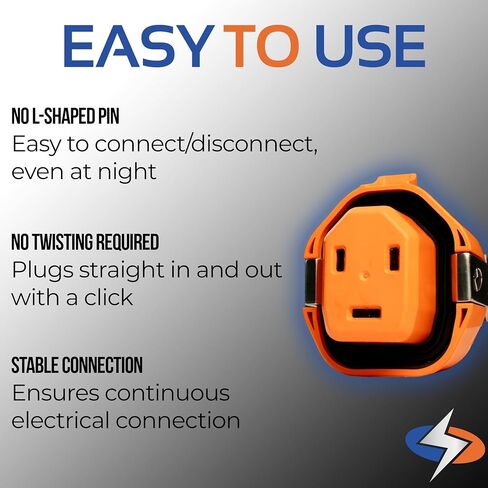 SmartPlug BF30, 30-Amp Connector-Shorepower Products and Accessories for Your Sailboat, Fishing Boat, Power Boat or Yacht, Beige in Kuwait