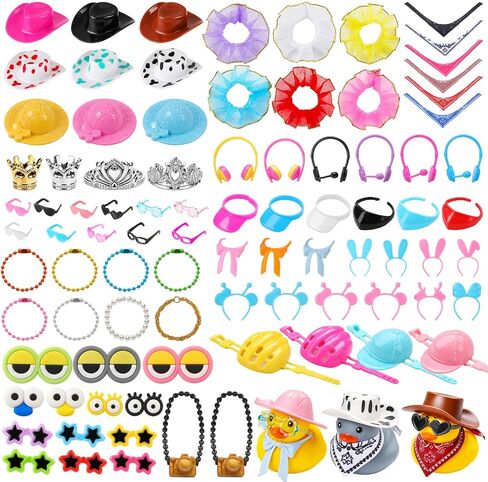 88Pcs Rubber Duck Accessories in Saudi Arabia
