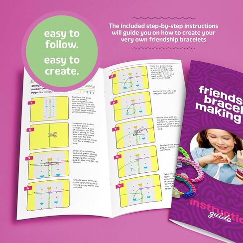 Friendship Bracelet Making Kit for Girls - Crafts for Girl for Ages 8-12 in Kuwait