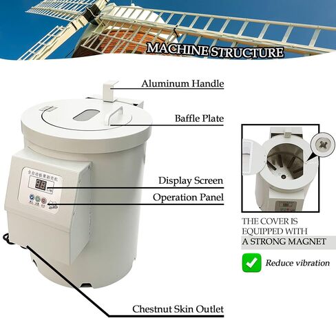 Electric Chestnut Shelling Peeler Commercial Kernel Processing Tool in Saudi Arabia