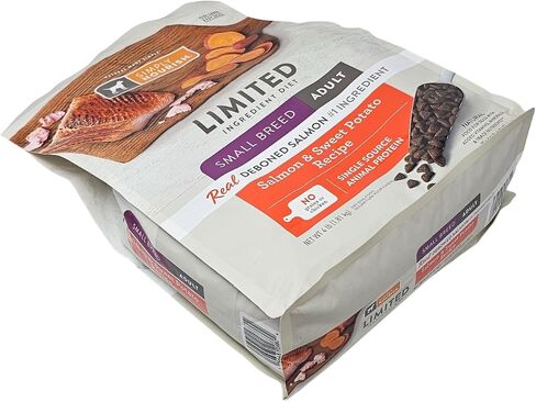 SIMPLY NOURISH Small Breed Adult Salmon and Sweet Potato Dry Dog Food, 4 Pound Bag in Kuwait