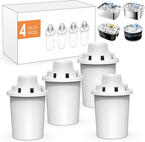 2.56Gal Large Dog Water Fountain Dispenser, 10L Stainless Steel Pet Fountain with 6 Filters, Corded Ultra Quiet Automatic Dog Water Bowl for Large and Multi-Pet Homes, 12 x 8.7 in Drinking Area in Saudi Arabia