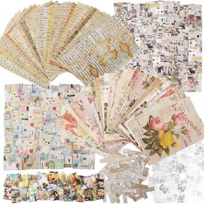 GNILLKO 300 PCS Vintage Scrapbook Supplies Kit in Kuwait