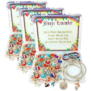 Charm Bracelet/Jewelry Making Kits for Kids Girls,Unicorn Birthday Gifts,Arts Crafts Toys for 5 6 7 8 9 12 Years Old Girls in Kuwait