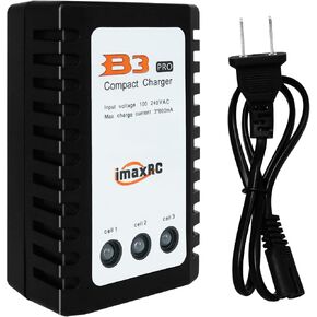 B3 Lipo Battery Charger - 2S 3S RC Balance Chargers AC 7.4-11.1V 10W with XH3P XH4P Plug for RC Car Batteries Drone Boat Airplane Truck Quadcopter Airsoft SCX24 SCX10 in Saudi Arabia