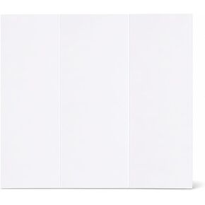 65lb Bright White Tri-fold Brochure Paper - 3 Panel Brochures for Inkjet/Laser Printers - 250 Brochures in Saudi Arabia