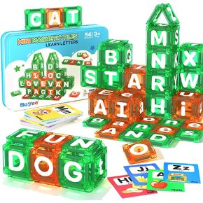 Magnetic Tiles Learn Letters Magnetic Building Blocks for Kids Ages 3-12 in Kuwait