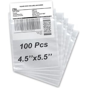 Coopaty 6" x 9" Adhesive Packing List Envelopes Clear Plastic Mailing Shipping Envelope Pouch (200 Pack) in Saudi Arabia
