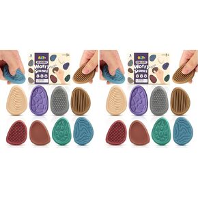 Fidget Toys Adults Sensory Stone: 8 Pack Texture Worry Stone for Kids Calming - Sensory Autism Toys for Stress Relief - Quiet Small Fidgets for Classroom Prizes in Kuwait
