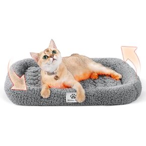 Mora Pets Self Warming Cat Bed Self Heating Pet Pad with Bolster and Foam in Kuwait