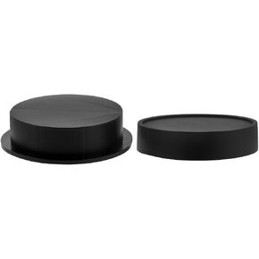 SMASOLO 2 Inch Telescope Eyepiece Dust Caps 2 Pack Plastic Black in Saudi Arabia