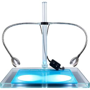 Microscope Light, USB Dual Gooseneck Lights LED Spotlight Illuminator for Stereo Digital Microscope, Coin Soldering Magnifying (Pillar Spotlight) in Saudi Arabia