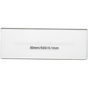 50mm 0.1mm Scale Division Slide 1-Axis Stage Micrometer for Microscope Measurement Calibration in Saudi Arabia