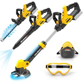 3-IN-1 Toddler Tool Set, Weed Wacker Toy, Kids Leaf Blower & Hedge Trimmer in Kuwait