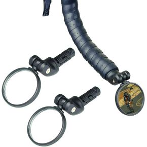 BriskMore 2PCS Bike Mirrors,Bike Bar End Mirror, HD Glass Convex Lens Bicycle Rearview Mirror, Safe Cycling Rearview Mirror in Saudi Arabia
