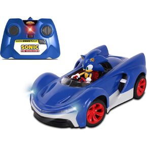 NKOK Team Sonic Racing 2.4GHz Radio Control Toy Car with Turbo Boost - Sonic The Hedgehog 601, Features Working Lights, Adjustable Front Wheel Alignment, Super Fun and Easy, Ages 6 and up in Kuwait